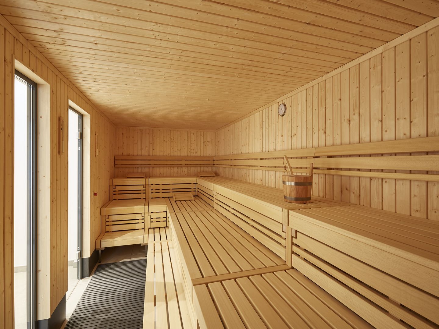 Feriendorf Rugana Komfortplus Ferienwohnung mit 1 Schlafzimmer (D27) Insel Rügen - Sauna