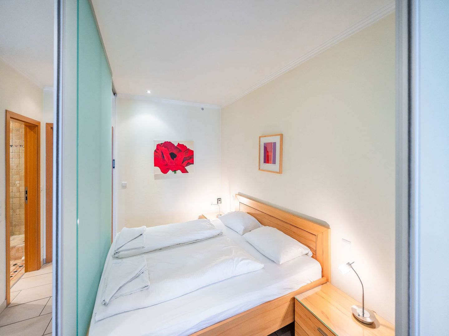 Strandvillen Binz Ferienwohnung mit Meerblick, 2 Schlafzimmern und Balkon (SV/768) Insel Rügen - Schlafzimmer