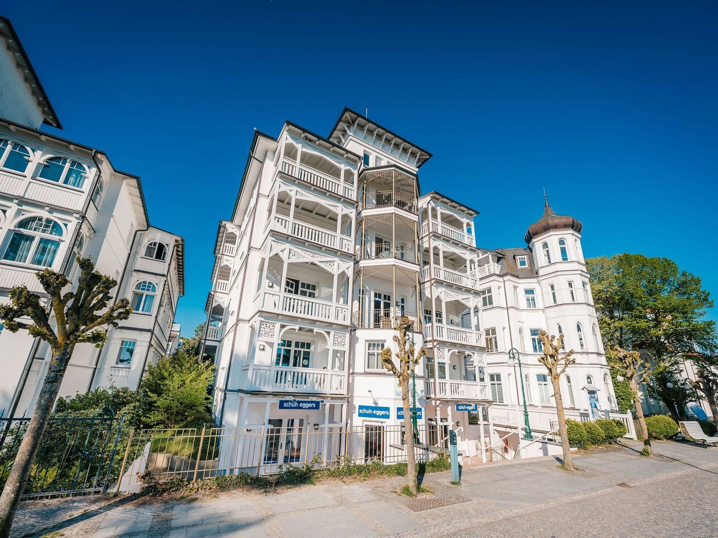 Strandvillen Binz Ferienwohnung mit Meerblick, 2 Schlafzimmern und Balkon (SV/768) Insel Rügen - Hauptansicht