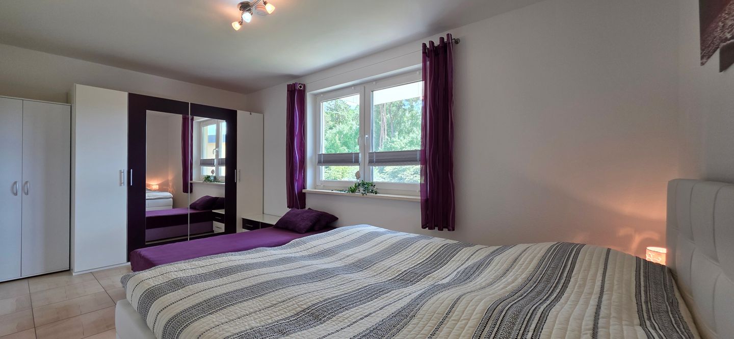  Ferienwohnung KWE 1 OG "MeerZeit" Graal-Müritz Küstenwald - Schlafzimmer