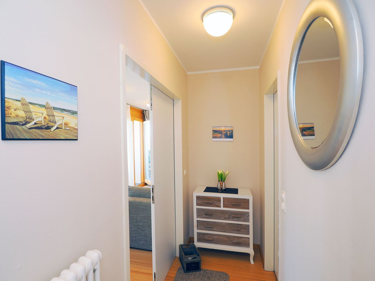 Kaiservillen Heringsdorf Ferienwohnung mit 1 Schlafzimmer und Terrasse (D101) Insel Usedom - Empfang