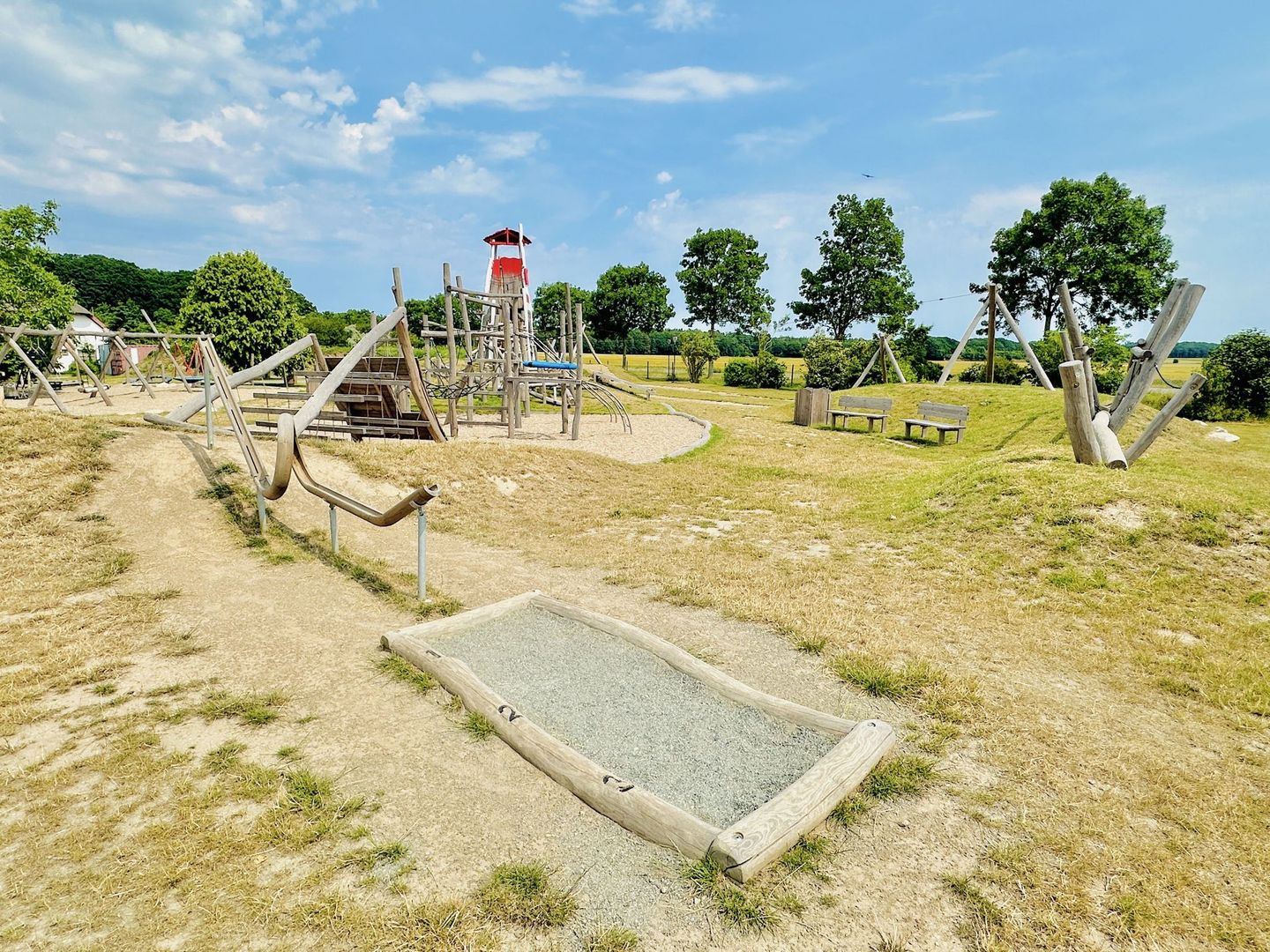 Feriendorf Rugana Komfortplus Ferienwohnung mit 1 Schlafzimmer und Terrasse (B43) Insel Rügen - Spielanlage
