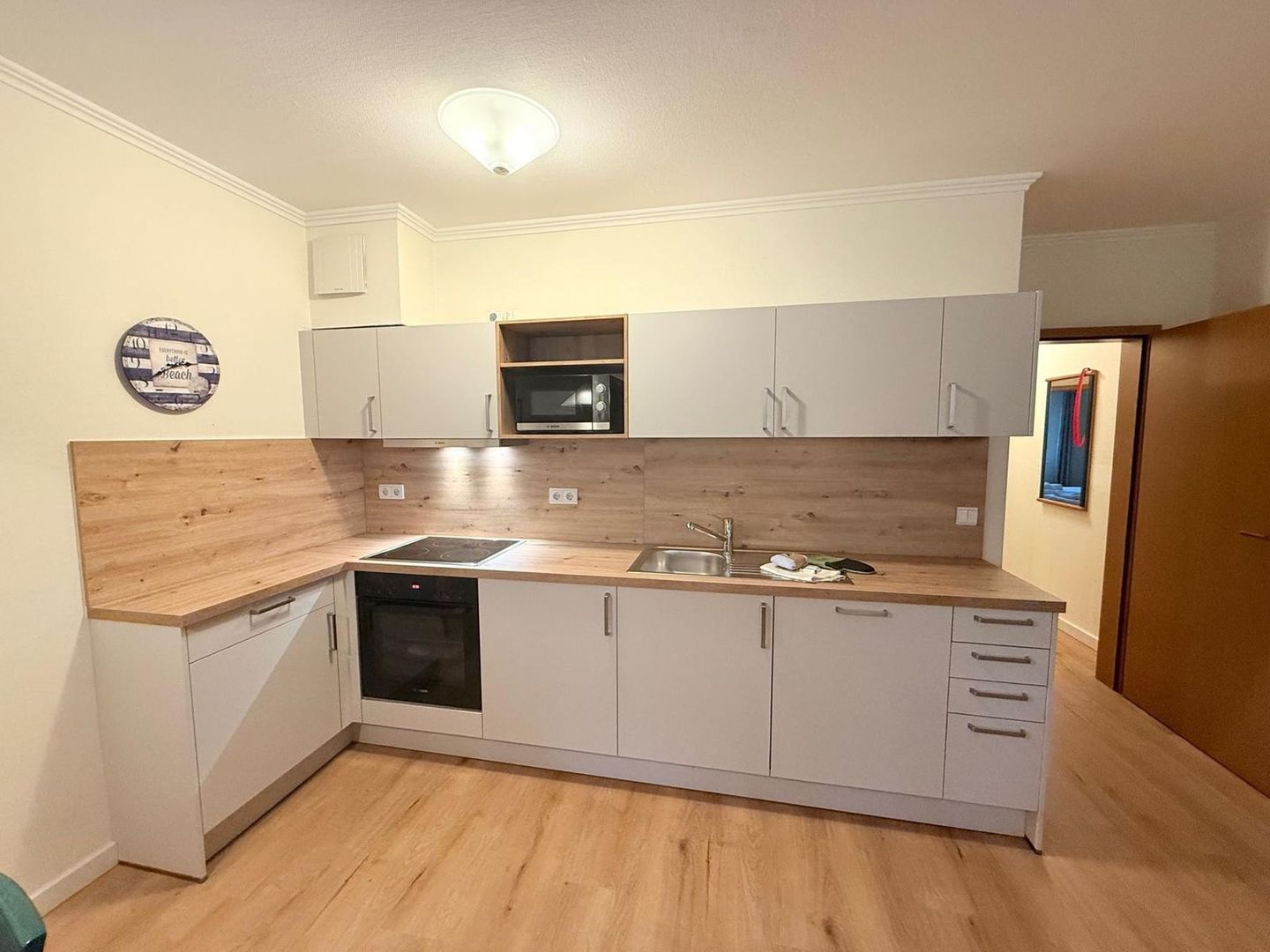 Dünenpark Binz Komfort Ferienwohnung mit 1 Schlafzimmer und Terrasse im Erdgeschoss (239) Insel Rügen - Küche / Küchenzeile