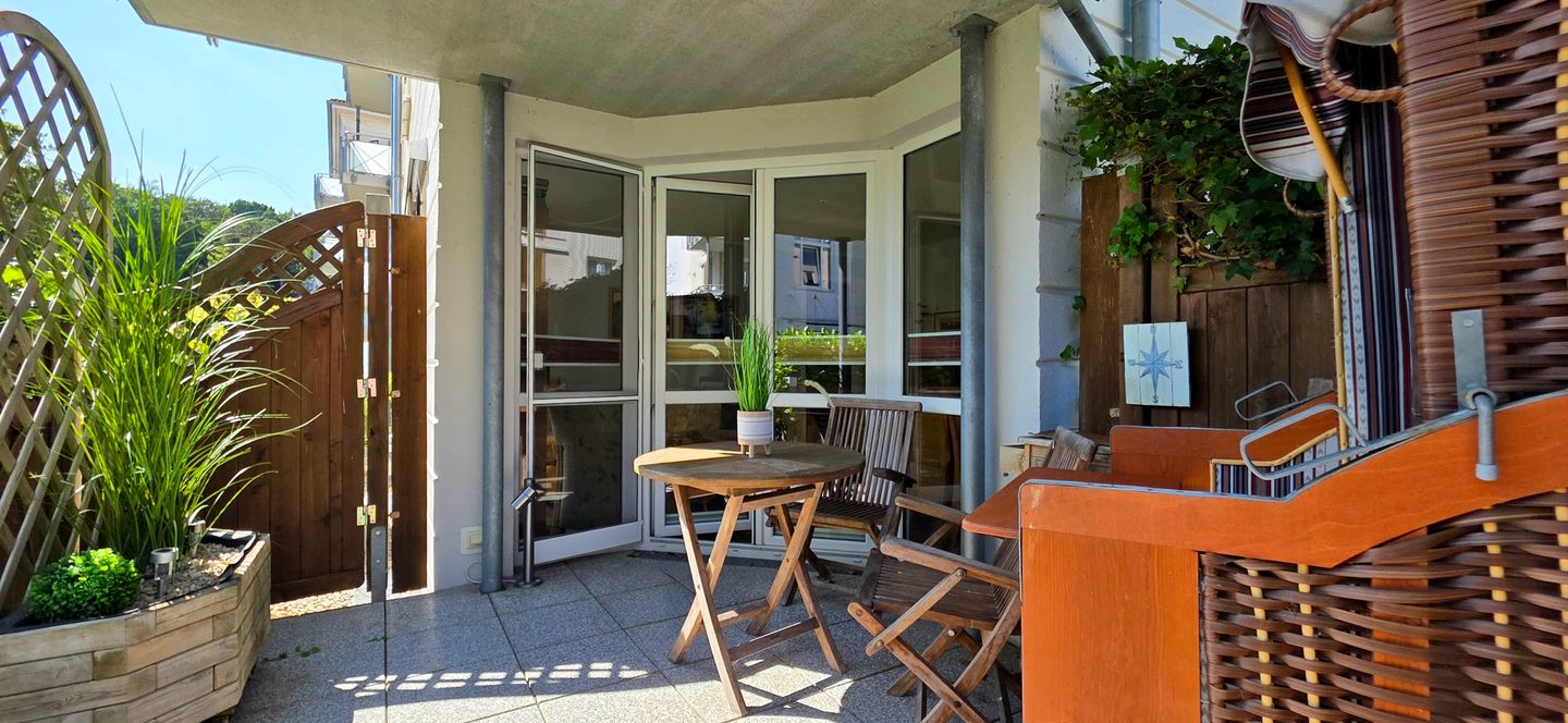  Ferienwohnung i38 Graal-Müritz - Terrasse