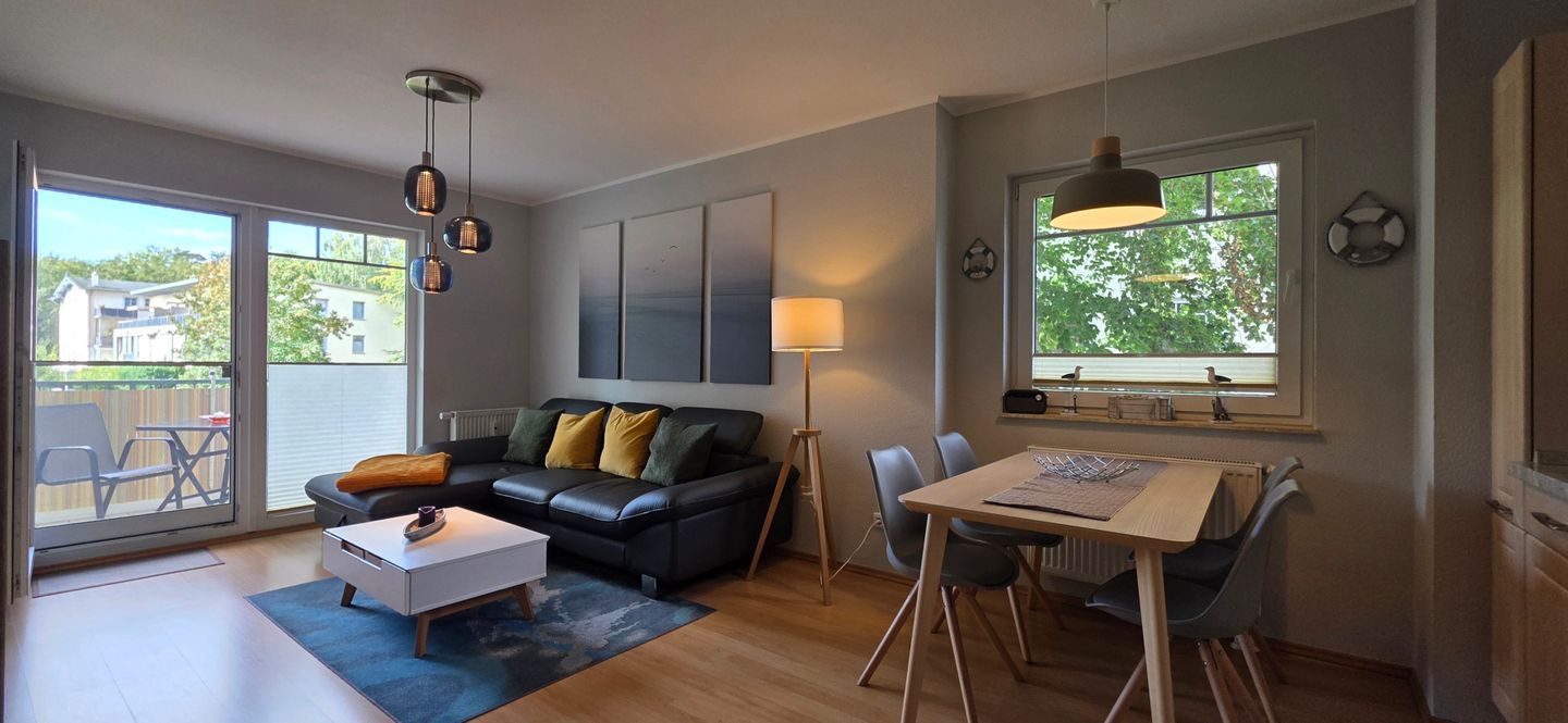  Ferienwohnung H 19 Graal-Müritz - Wohnzimmer