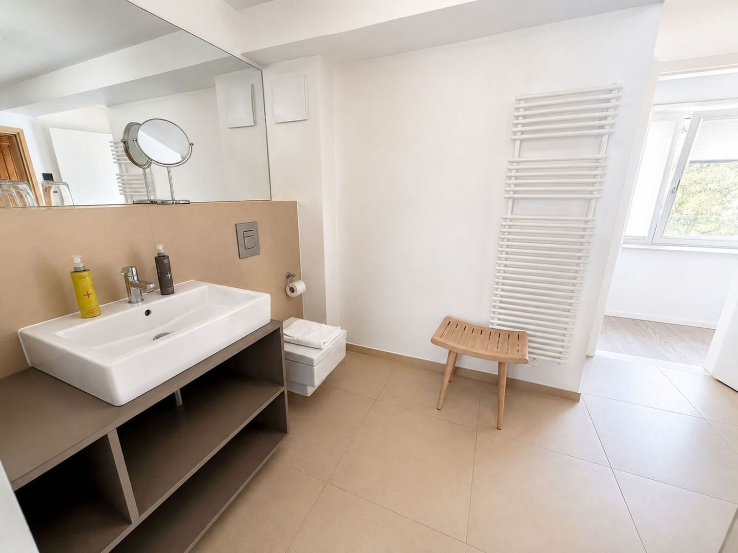 Dünenresidenz Prora Ferienwohnung mit Meerblick, 1 Schlafzimmer und Balkon (NP/312) Insel Rügen - Badezimmer