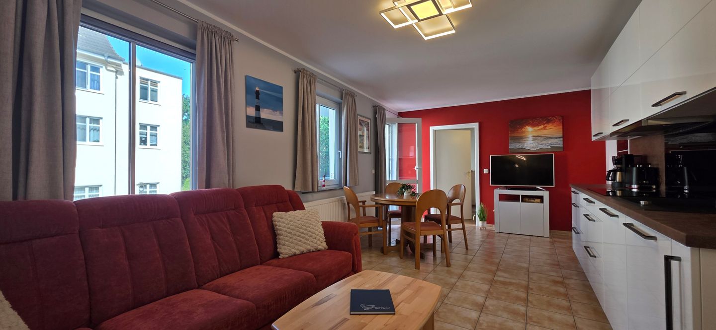  Ferienwohnung S33 "Leuchtturm" Graal-Müritz - Wohnzimmer
