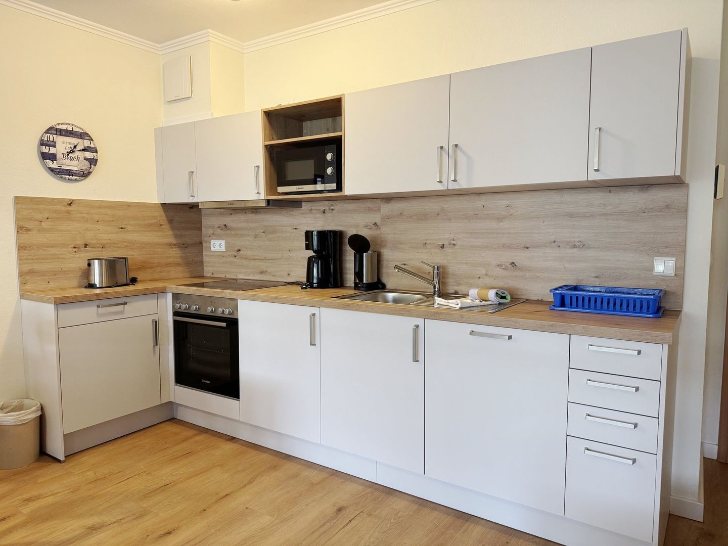 Dünenpark Binz Komfort Ferienwohnung mit 1 Schlafzimmer und Terrasse im Erdgeschoss (239) Insel Rügen - Küche / Küchenzeile
