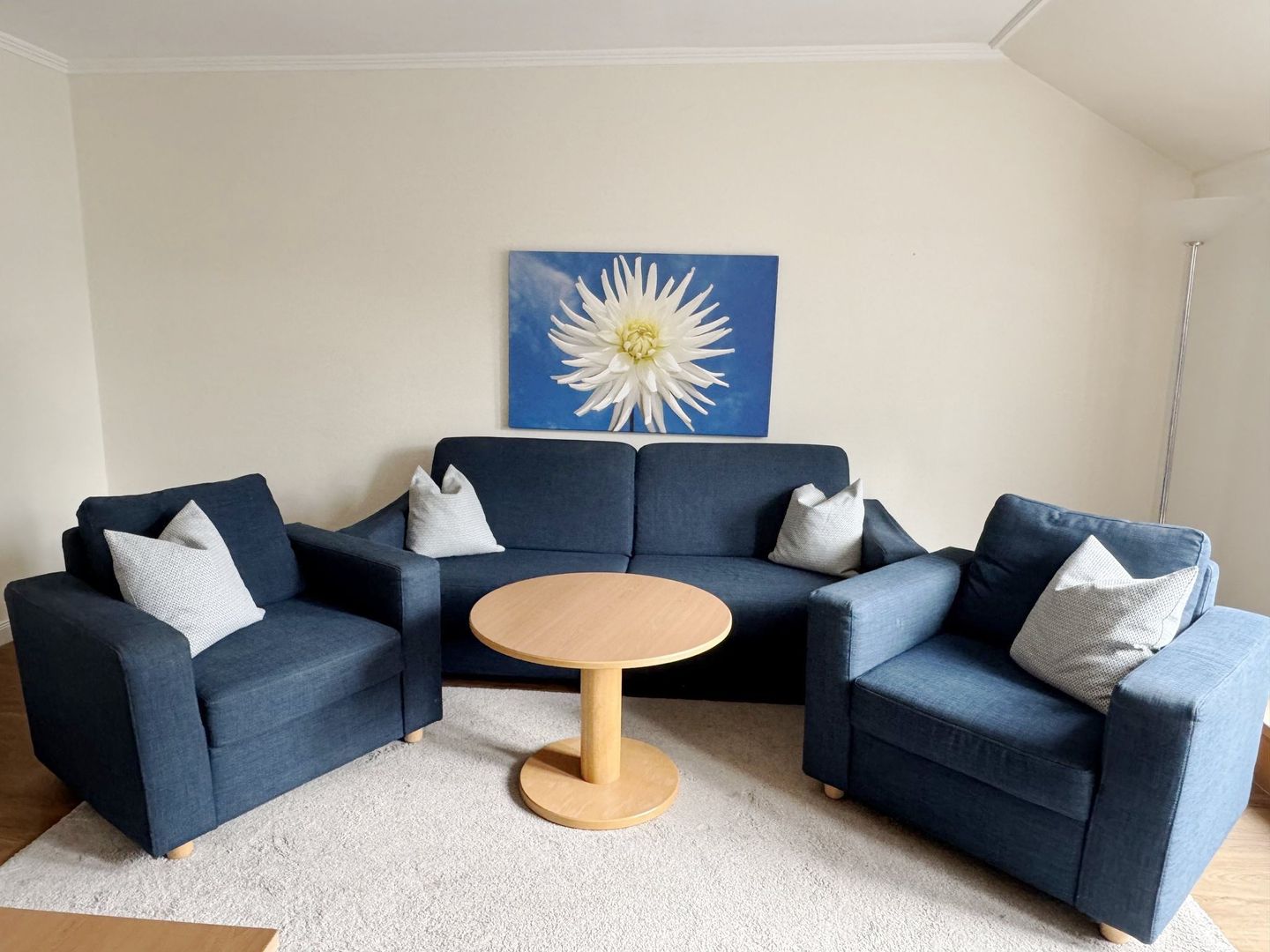 Dünenpark Binz Komfortplus Ferienwohnung mit 1 Schlafzimmer und Balkon im Dachgeschoss (247) Insel Rügen - Wohnzimmer