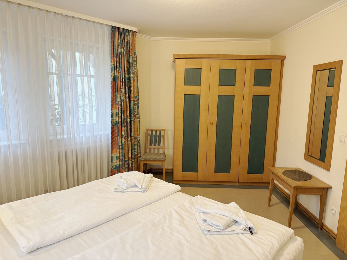 Dünenpark Binz Komfort Ferienwohnung mit 2 Schlafzimmern und Terrasse im Erdgeschoss (261) Insel Rügen - Schlafzimmer