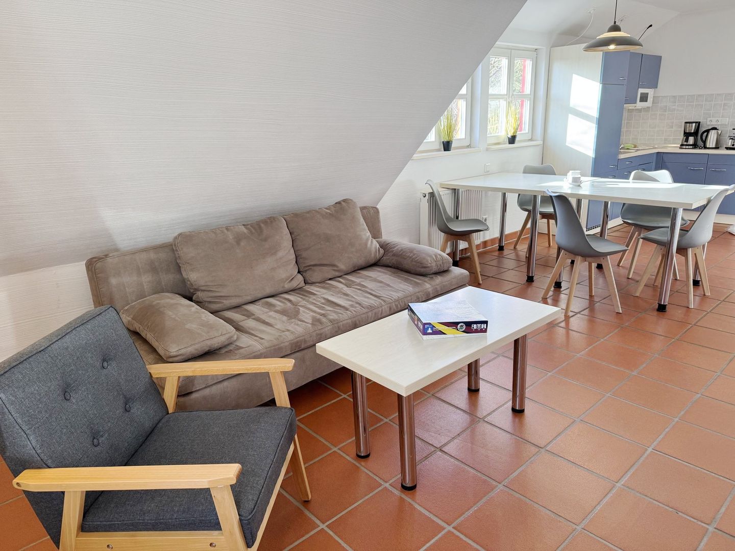 Feriendorf Rugana Klassik Ferienwohnung mit 1 Schlafzimmer (B58) Insel Rügen - Wohnzimmer