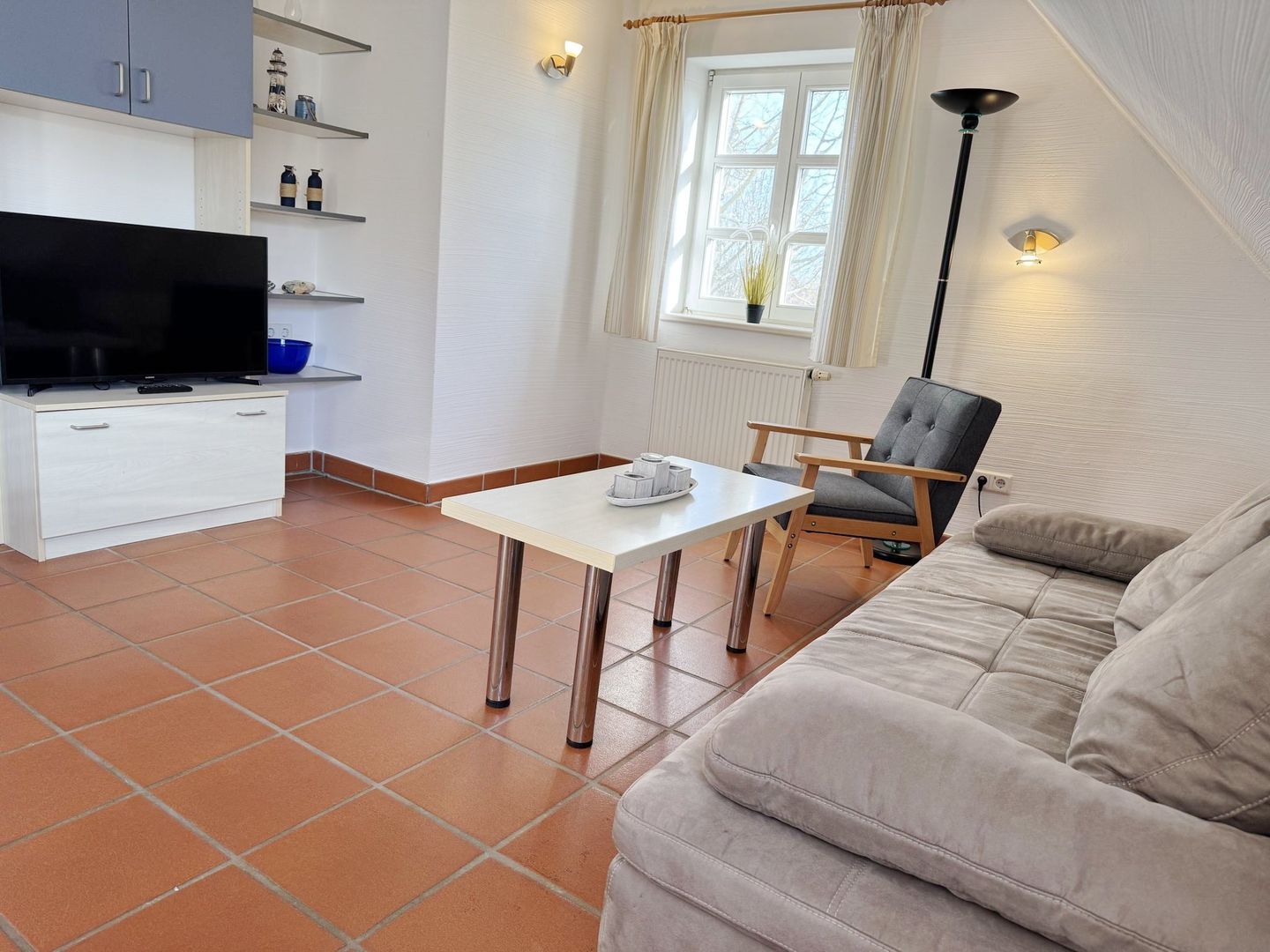 Feriendorf Rugana Klassik Ferienwohnung mit 1 Schlafzimmer (B58) Insel Rügen - Wohnzimmer
