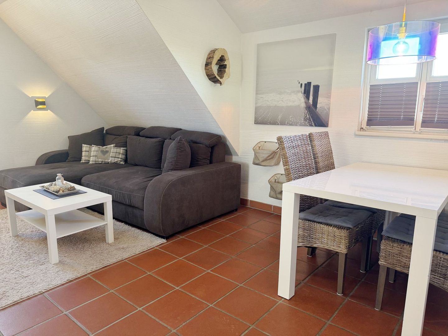Feriendorf Rugana Komfort Ferienwohnung mit 1 Schlafzimmer (D49) Insel Rügen - Wohnzimmer