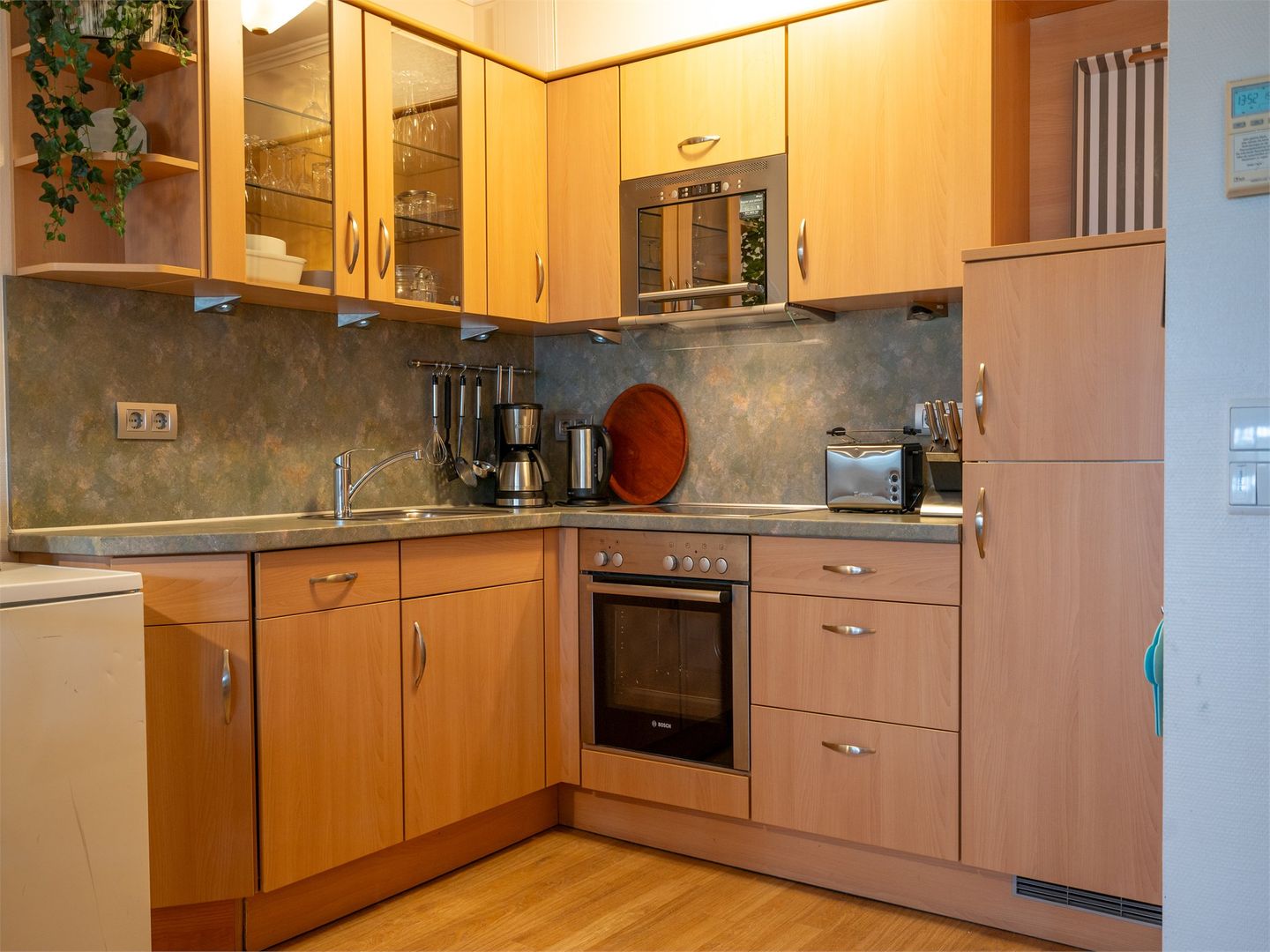 Dünenpark Binz Komfort Ferienwohnung mit 1 Schlafzimmer und Terrasse im Erdgeschoss (003) Insel Rügen - Küche / Küchenzeile