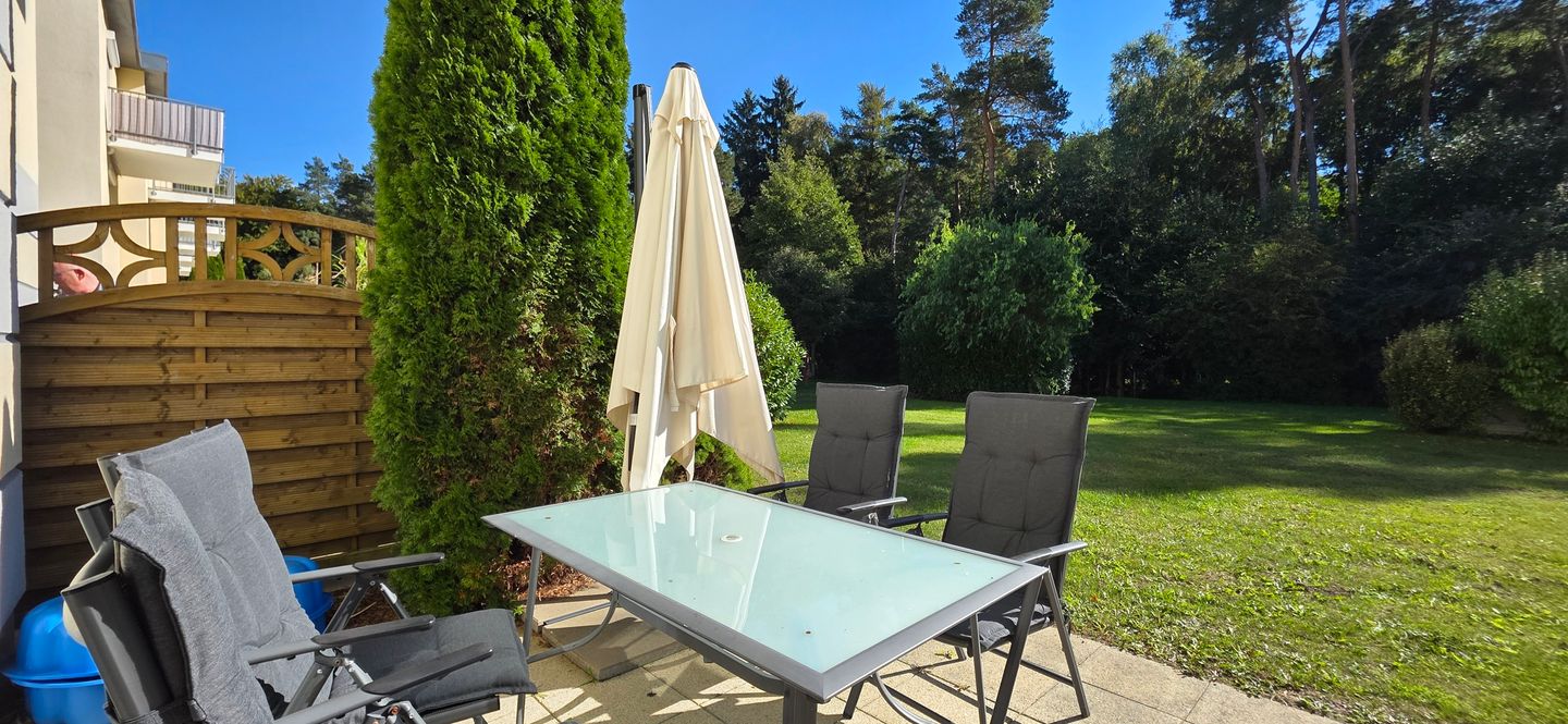  Ferienwohnung KWE-5 EG Graal-Müritz Küstenwald - Terrasse