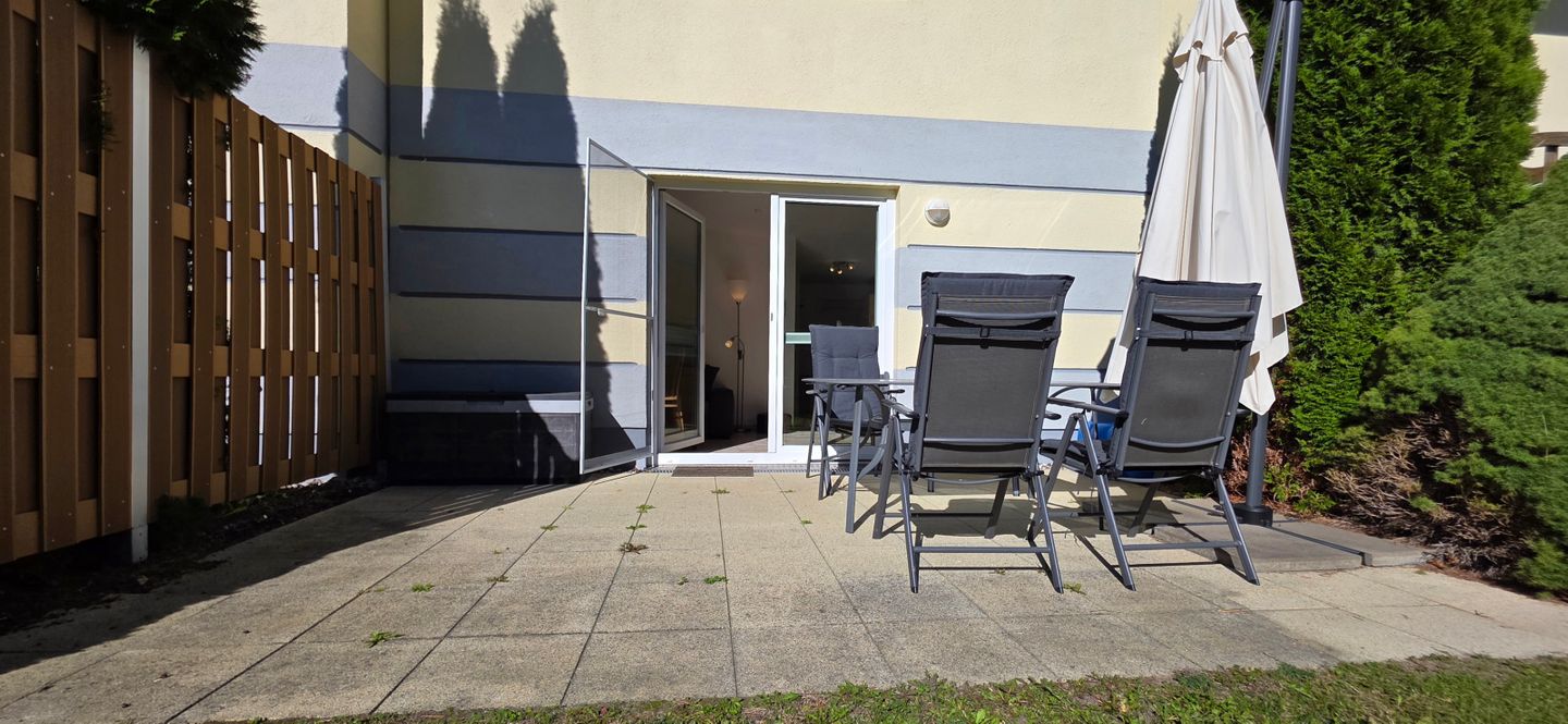  Ferienwohnung KWE-5 EG Graal-Müritz Küstenwald - Terrasse