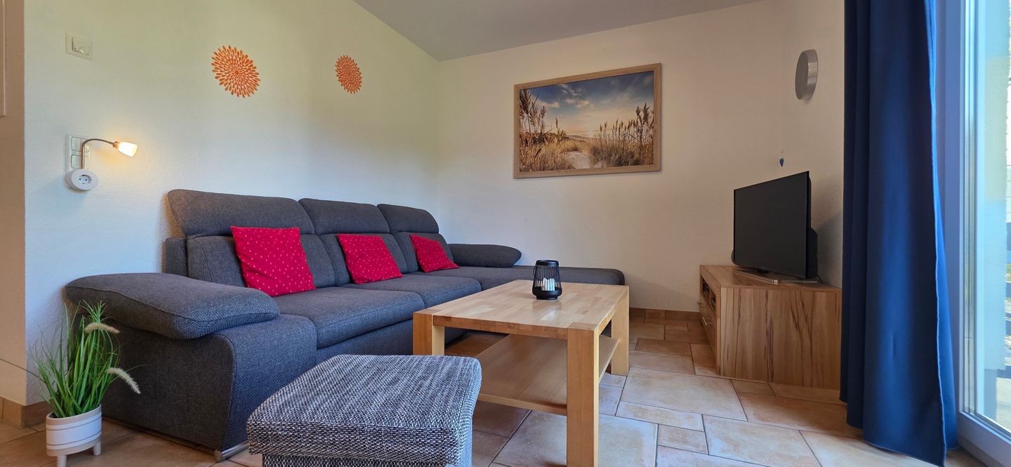  Ferienwohnung KWF-4a EG Graal-Müritz Küstenwald - Wohnzimmer
