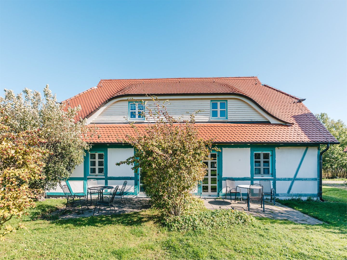 Feriendorf Rugana Budget Ferienwohnung mit 1 Schlafzimmer (D31) Insel Rügen - Terrasse