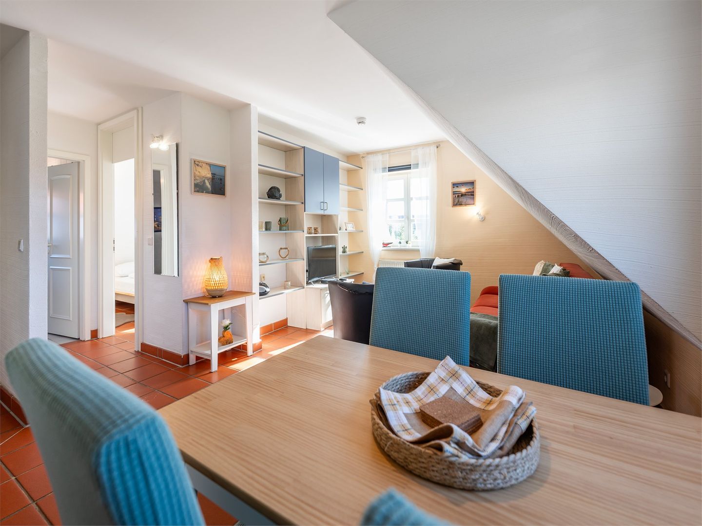 Feriendorf Rugana Budget Ferienwohnung mit 1 Schlafzimmer (D31) Insel Rügen - Wohnzimmer