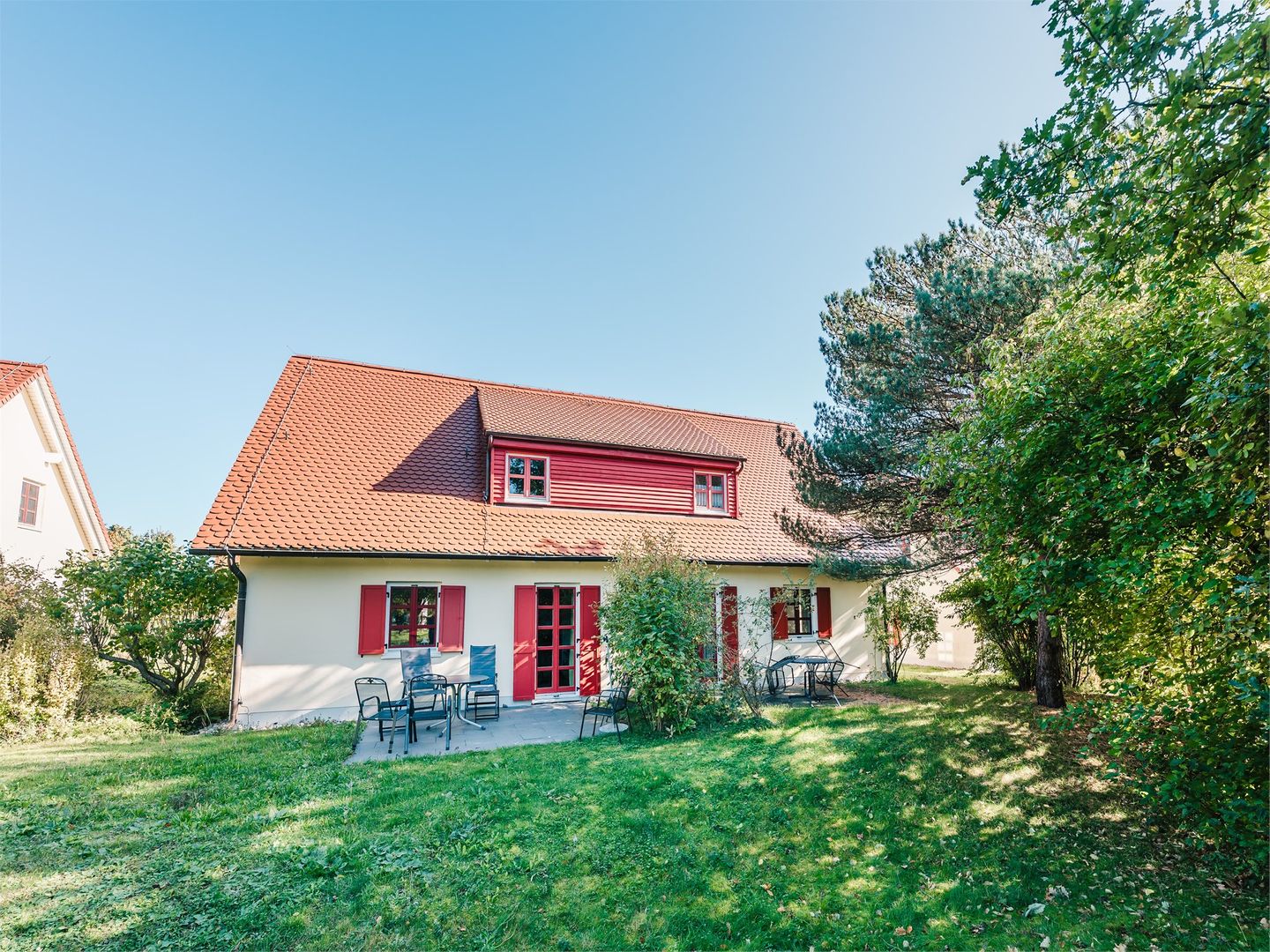 Feriendorf Rugana Budget Ferienwohnung mit 1 Schlafzimmer (B53) Insel Rügen - Terrasse