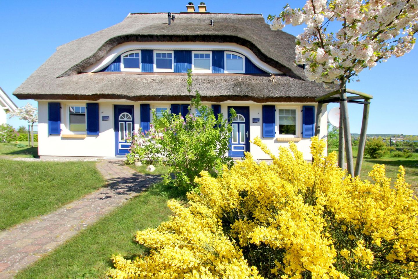Am Seglerhafen, Terrasse, Garten, Meerblick - Feri  an der Ostsee