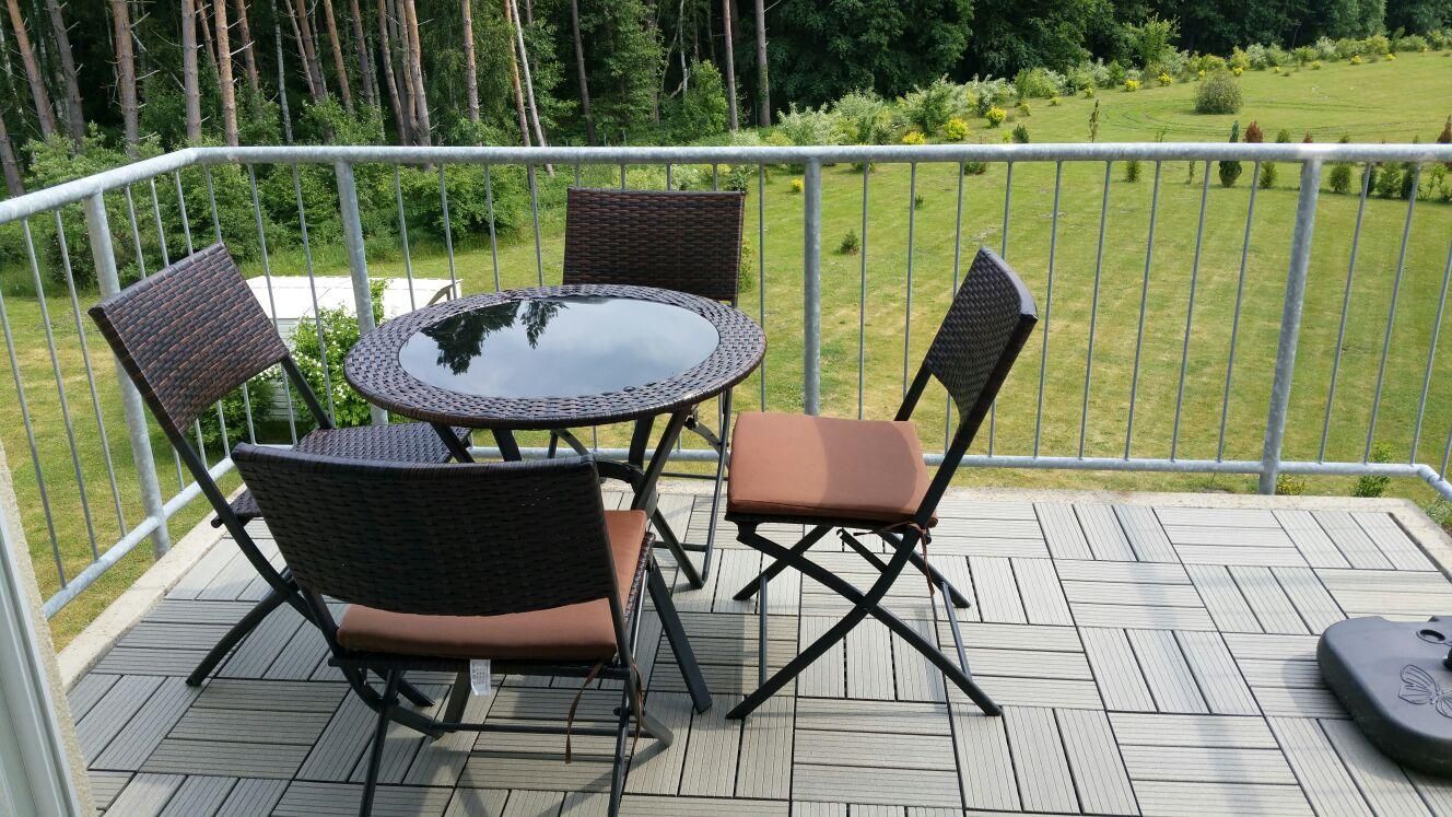  Ferienwohnung KWE 1 OG "MeerZeit" Graal-Müritz Küstenwald - Balkon