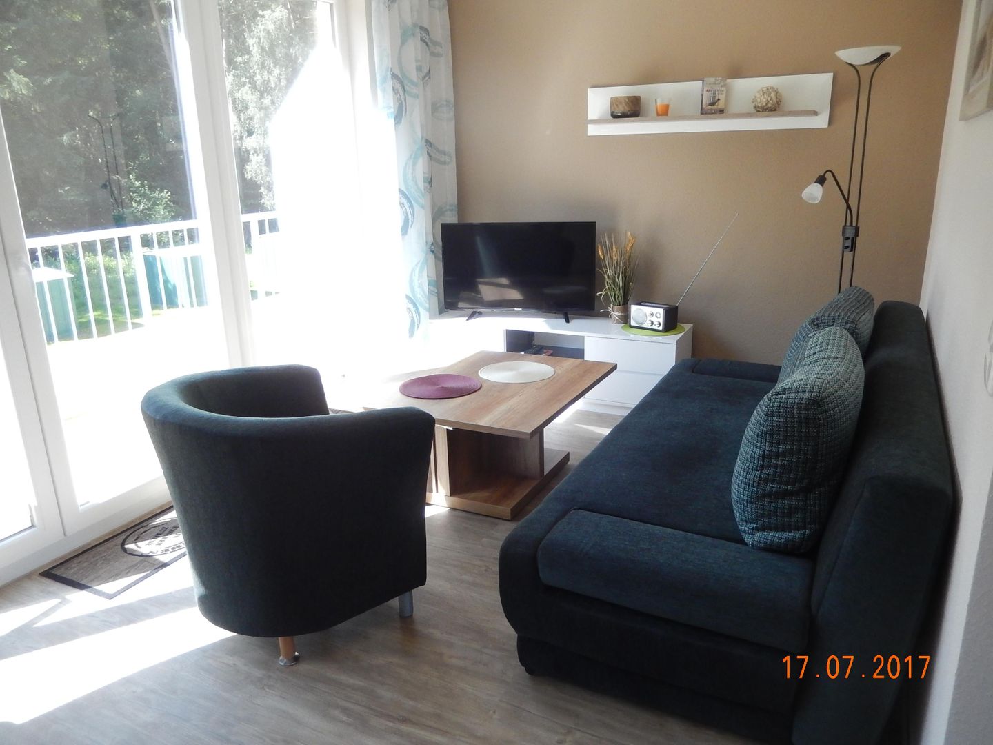  Ferienwohnung KWi 33 OG Graal-Müritz Küstenwald - Wohnzimmer