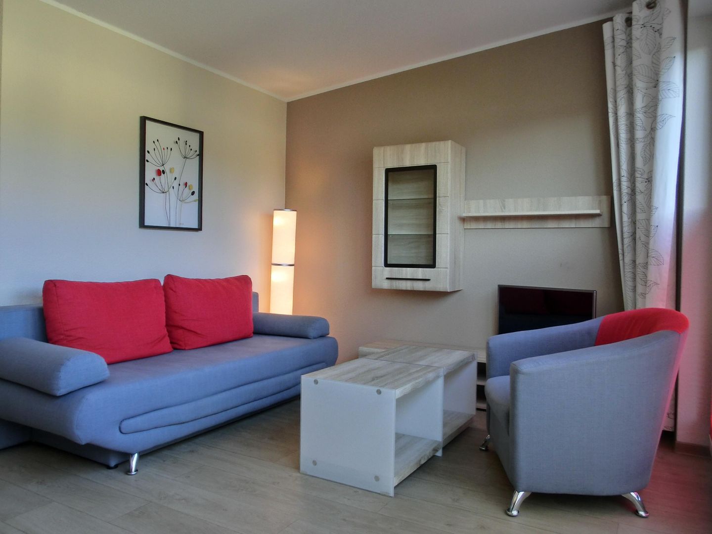  Ferienwohnung KWF3aOG Graal-Müritz Küstenwald - Wohnzimmer