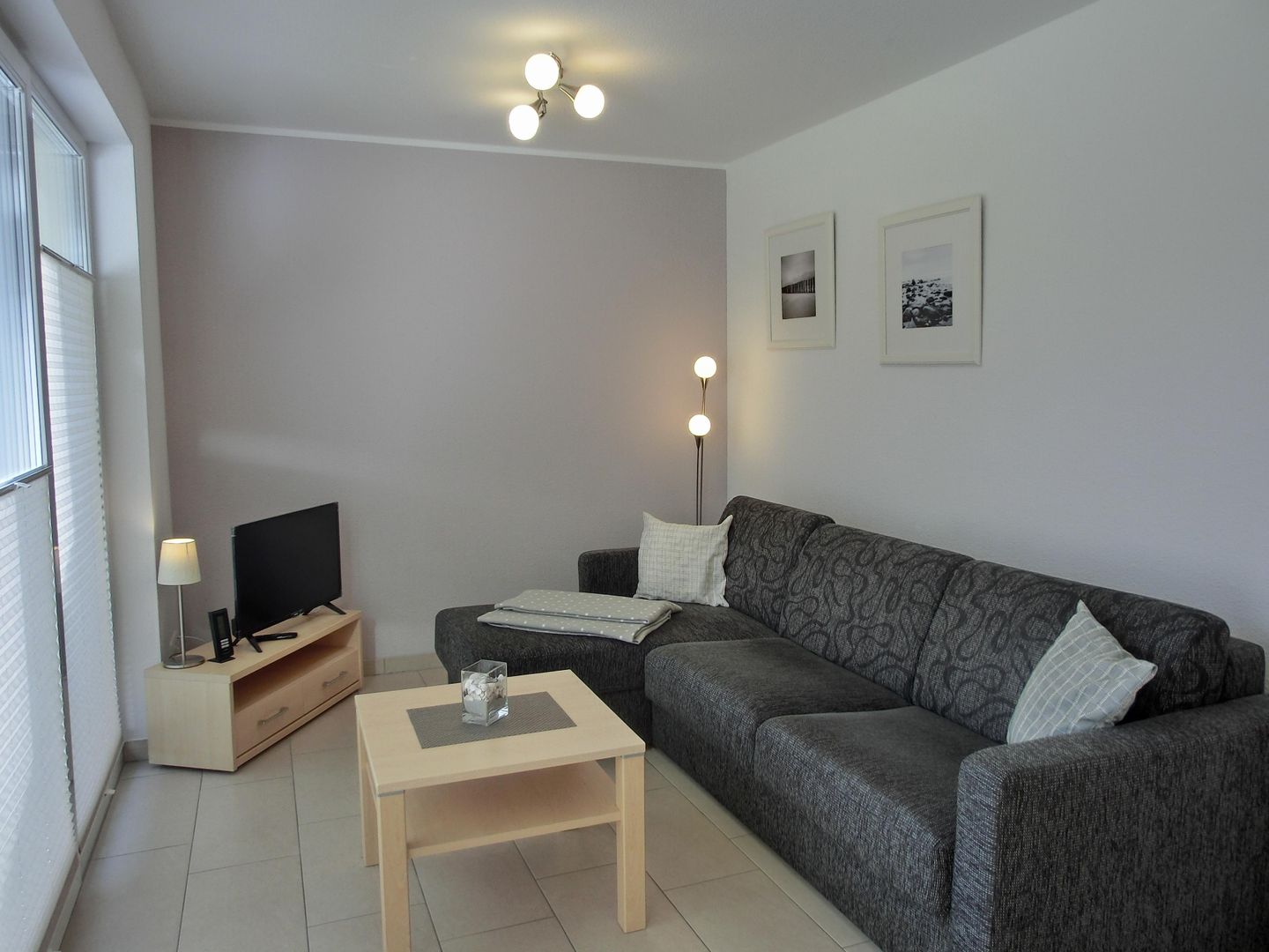  Ferienwohnung KWi 49 OG Graal-Müritz Küstenwald - Wohnzimmer