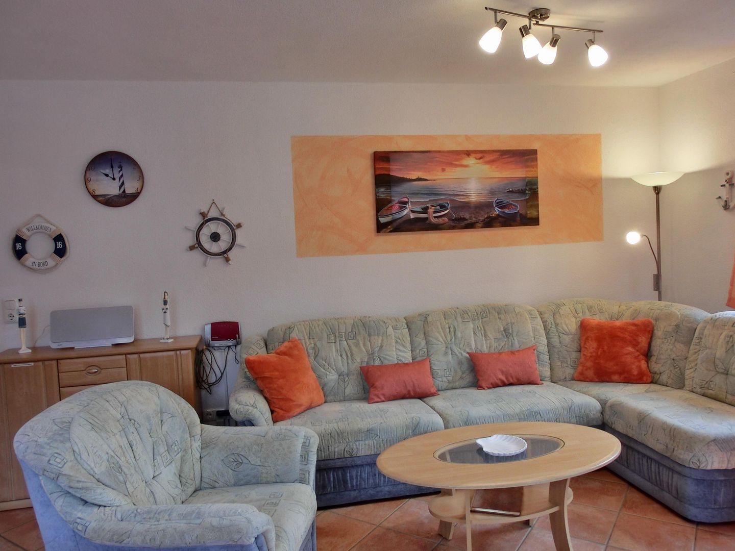  Ferienwohnung i16 Graal-Müritz - Wohnzimmer