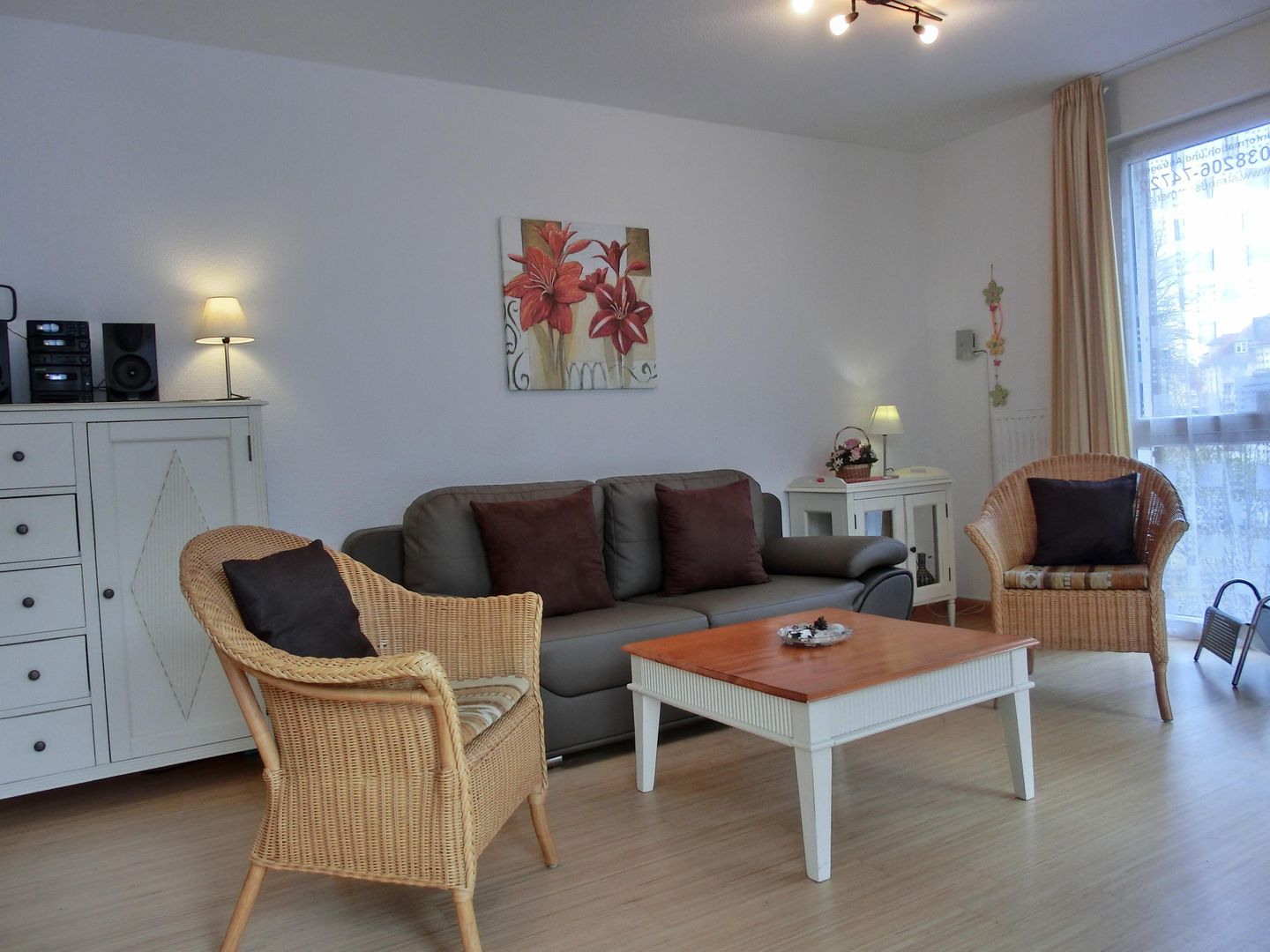  Ferienwohnung i22 Graal-Müritz - Wohnzimmer