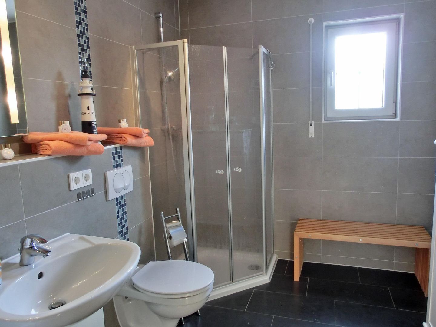  Ferienwohnung G8 Graal-Müritz - Badezimmer