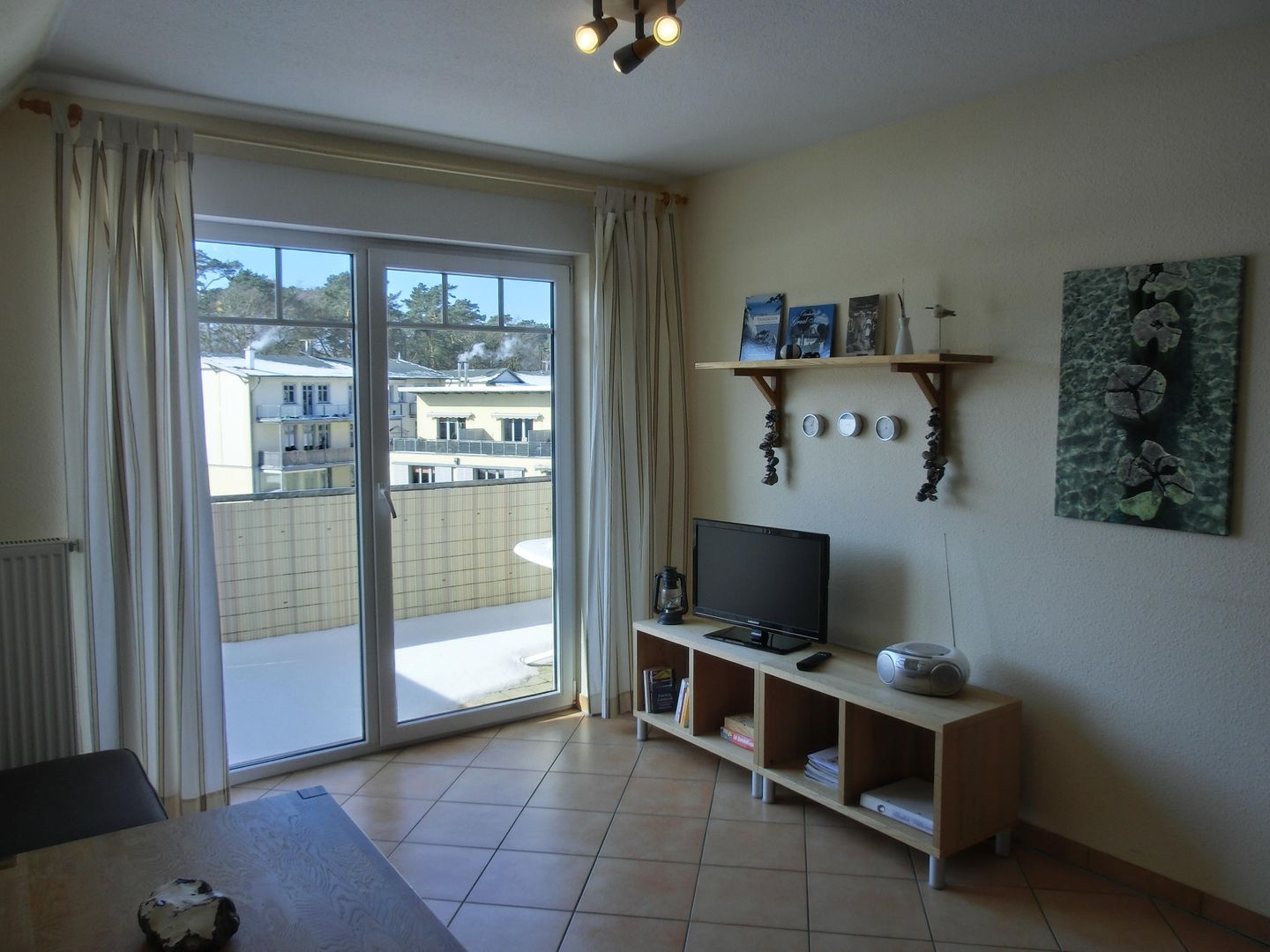  Ferienwohnung H 06 Graal-Müritz - Wohnzimmer