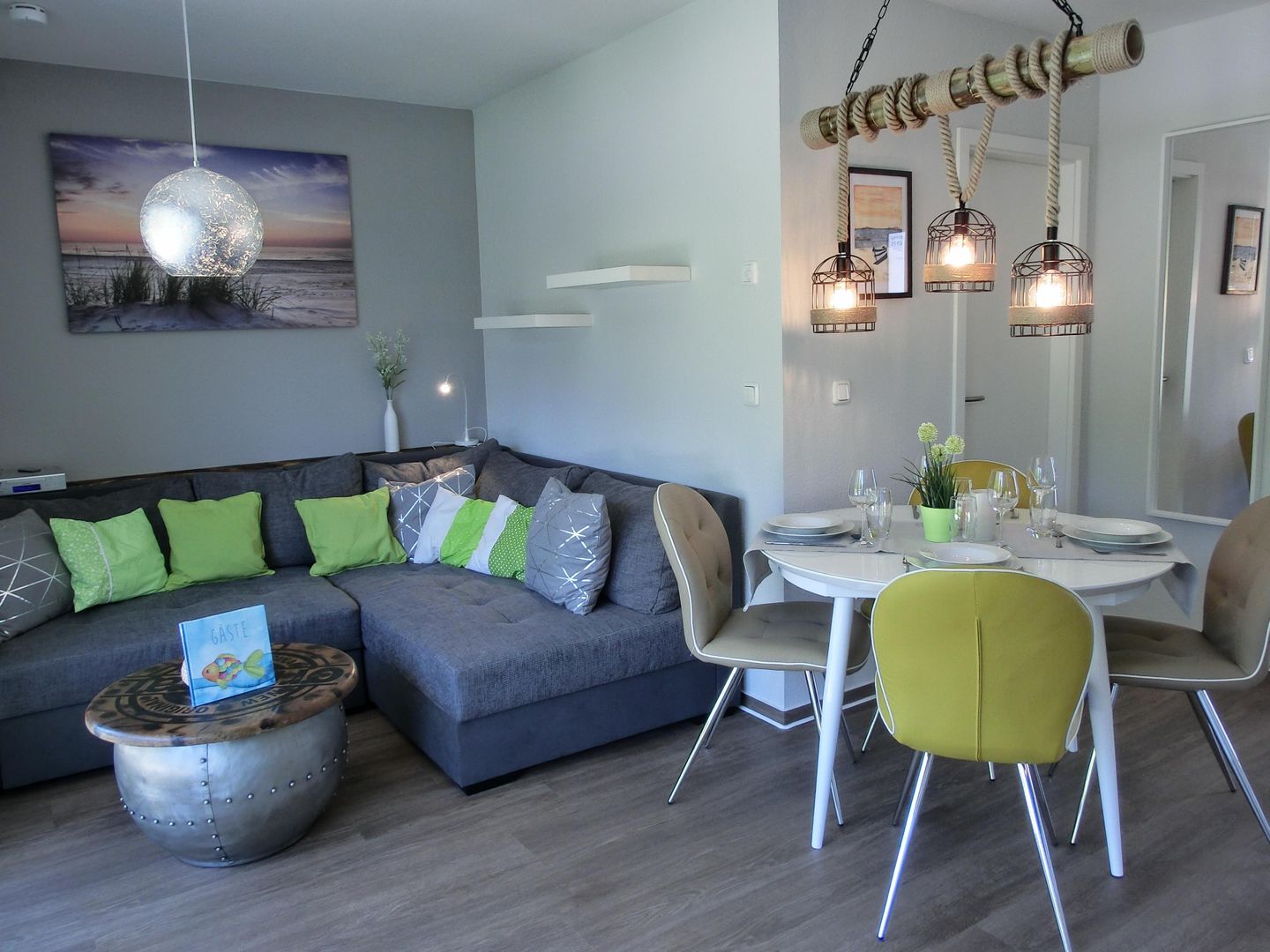  Ferienwohnung KWi 25 EG - "Abendsonne" Graal-Müritz Küstenwald - Wohnzimmer