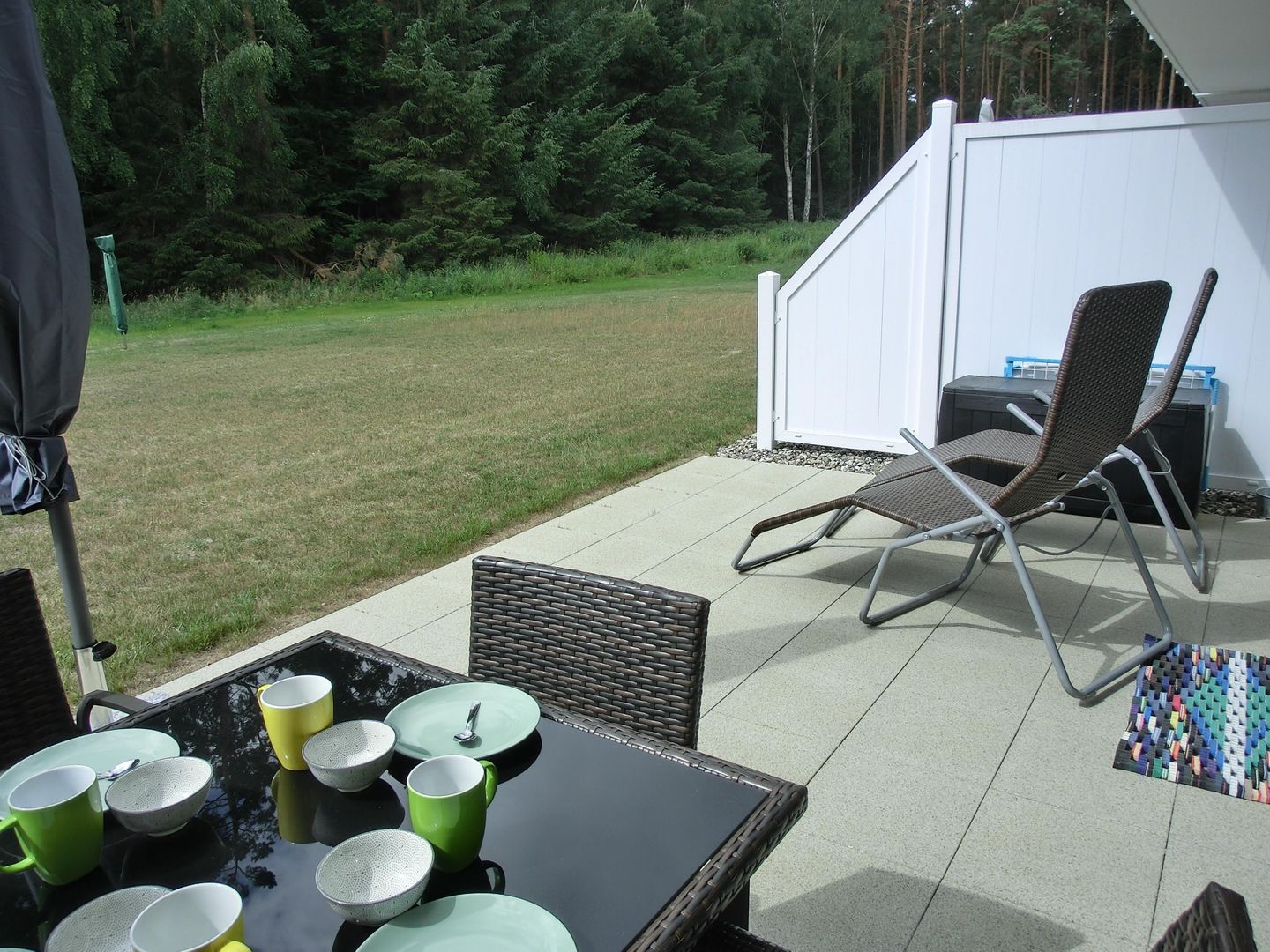  Ferienwohnung KWH 7 EG - "Bastei" Graal-Müritz Küstenwald - Terrasse