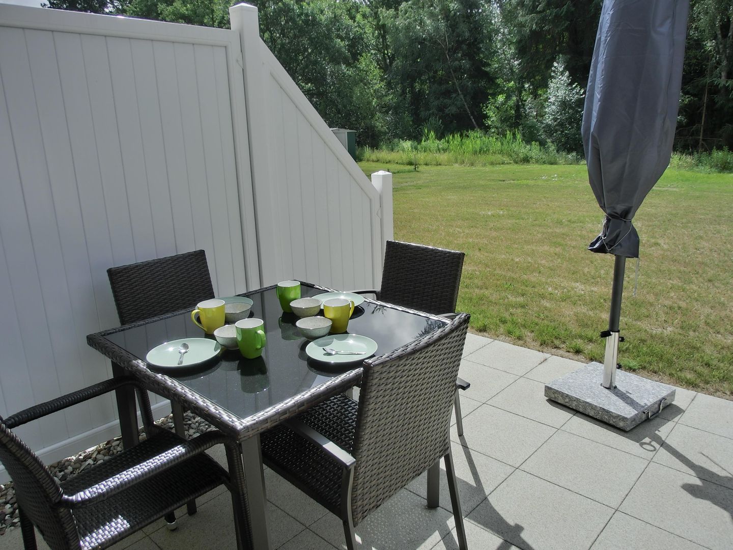  Ferienwohnung KWH 7 EG - "Bastei" Graal-Müritz Küstenwald - Terrasse