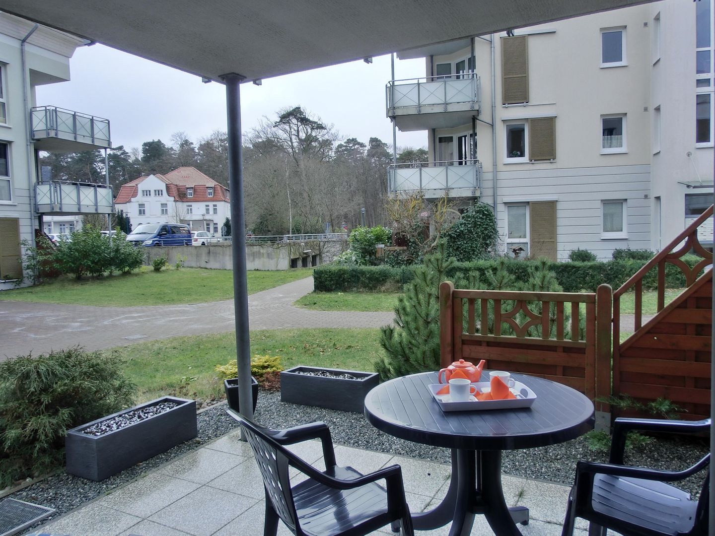  Ferienwohnung i8 Graal-Müritz - Terrasse