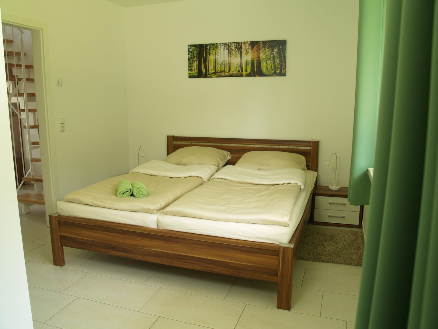  Ferienwohnung KWE 19 OG Graal-Müritz Küstenwald - Schlafzimmer