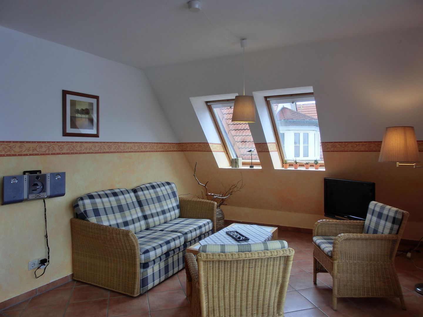  Ferienwohnung P8 Graal-Müritz - Wohnzimmer