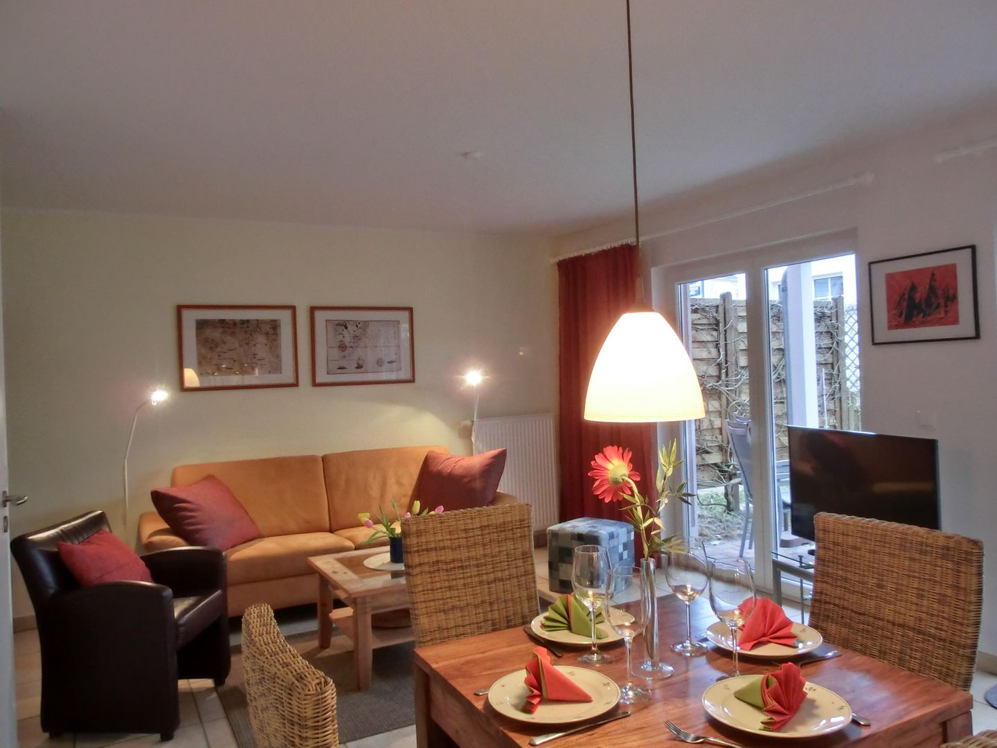  Ferienwohnung T14 - "Blinkfüer" Graal-Müritz - Wohnzimmer