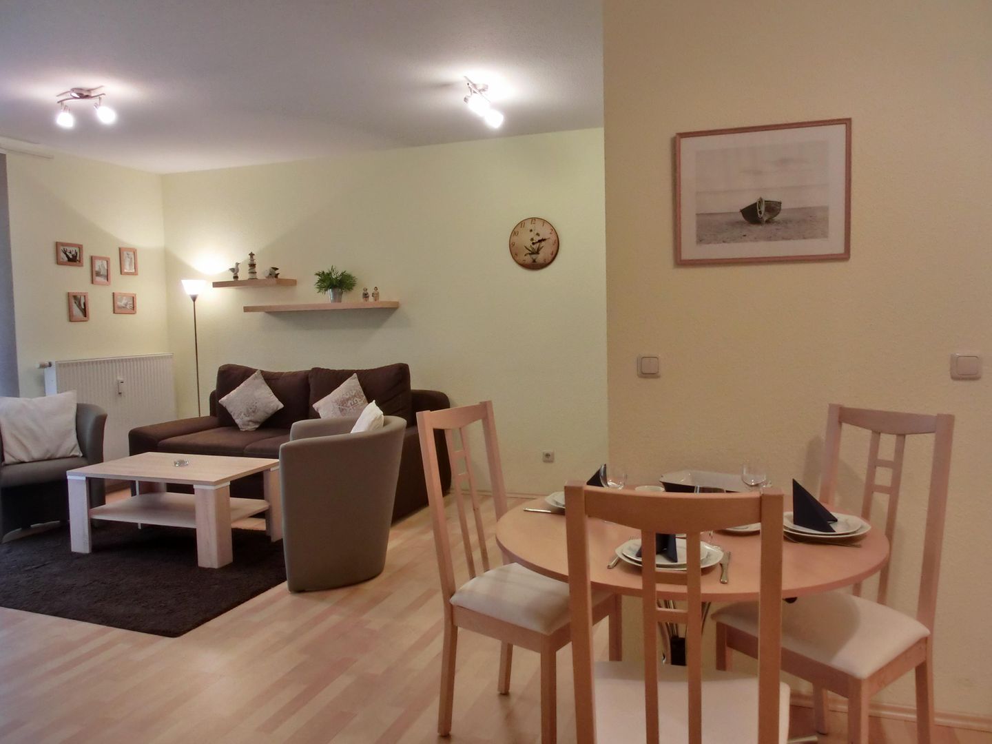  Ferienwohnung H 18 Graal-Müritz - Wohnzimmer