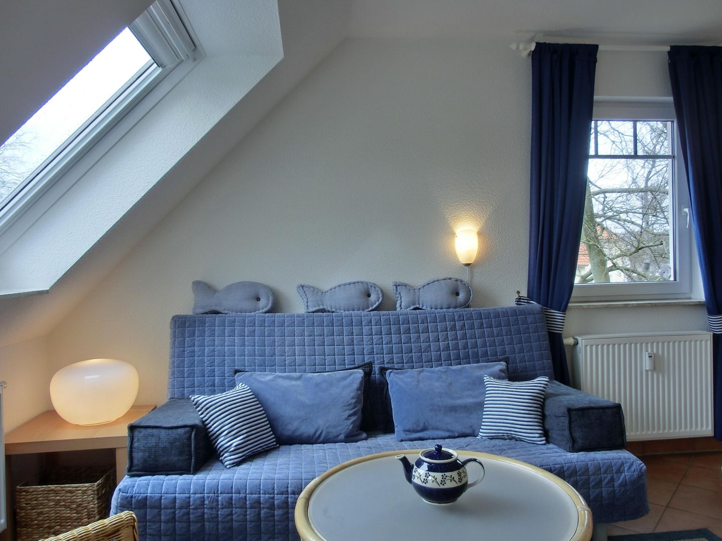  Ferienwohnung H 07 Graal-Müritz - Wohnzimmer