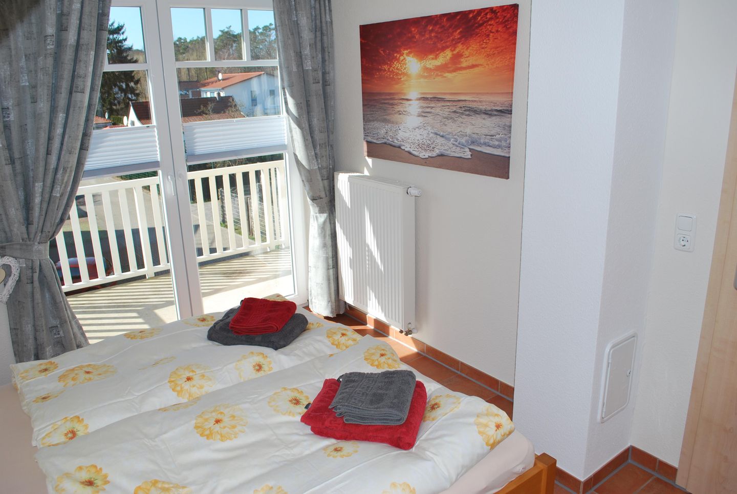  Ferienwohnung K38 "Sonnenblume" Graal-Müritz - Schlafzimmer