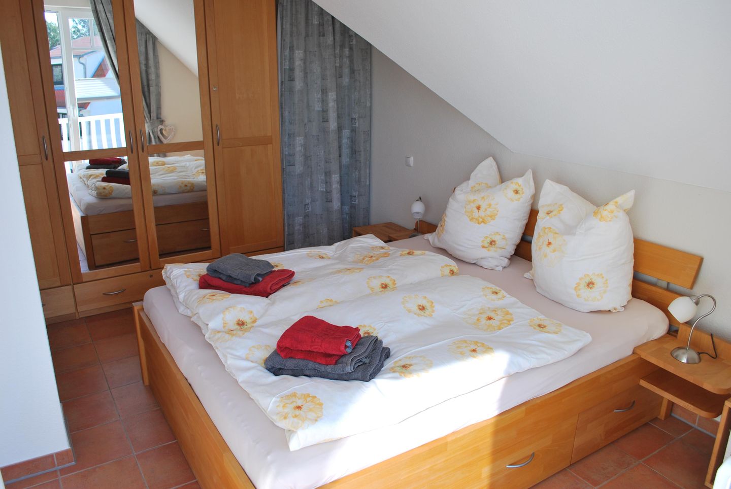  Ferienwohnung K38 "Sonnenblume" Graal-Müritz - Schlafzimmer