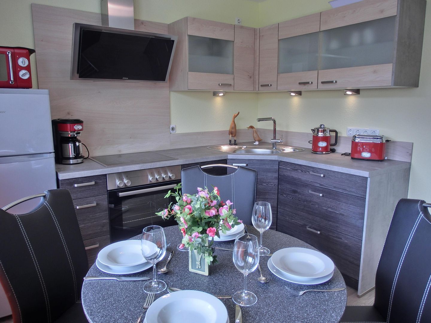  Ferienwohnung KWV 5 EG - "Wald & Meer" Graal-Müritz Küstenwald - Küche / Küchenzeile