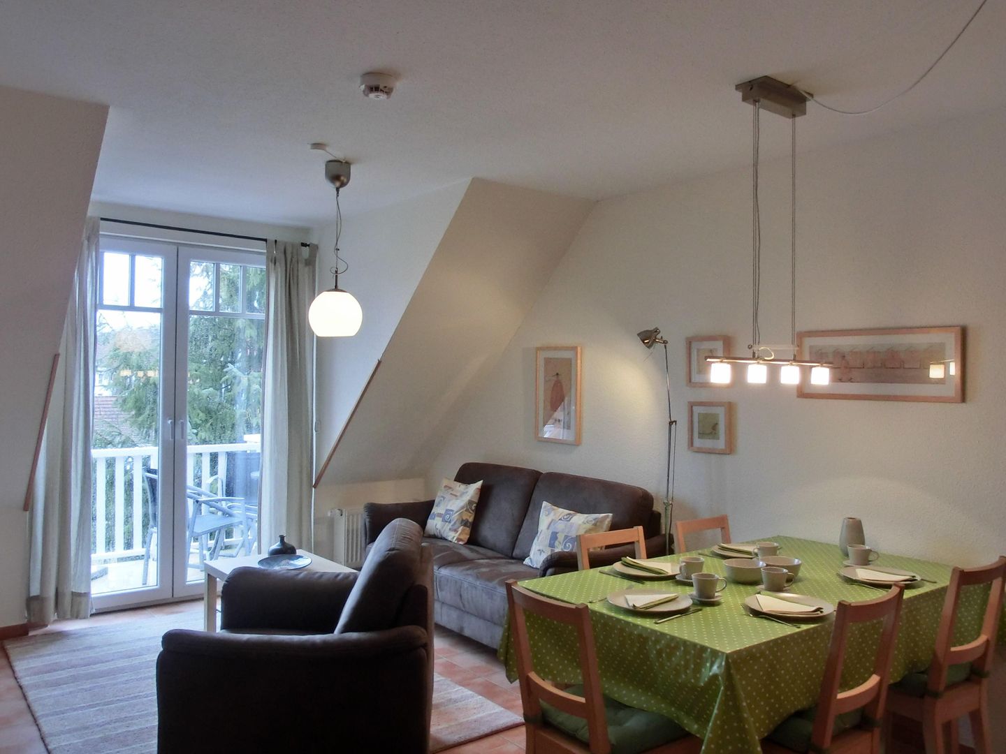  Ferienwohnung K5 Graal-Müritz - Wohnzimmer
