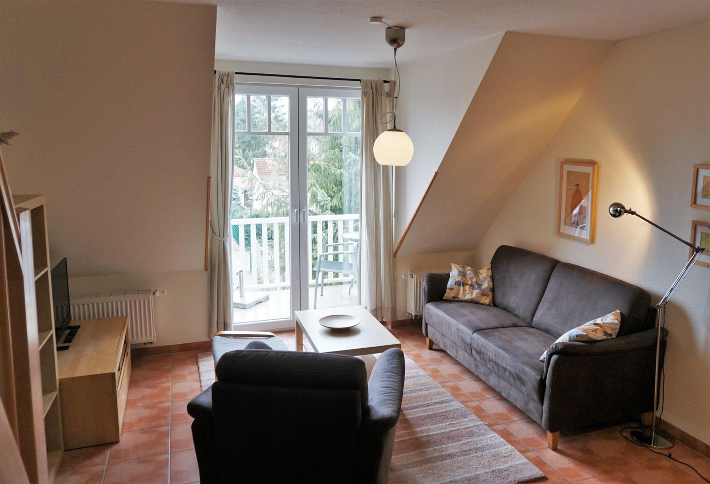  Ferienwohnung K5 Graal-Müritz - Wohnzimmer