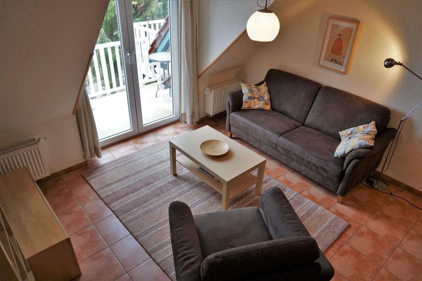  Ferienwohnung K5 Graal-Müritz - Wohnzimmer