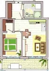  Ferienwohnung S4 Graal-Müritz - Grundriss