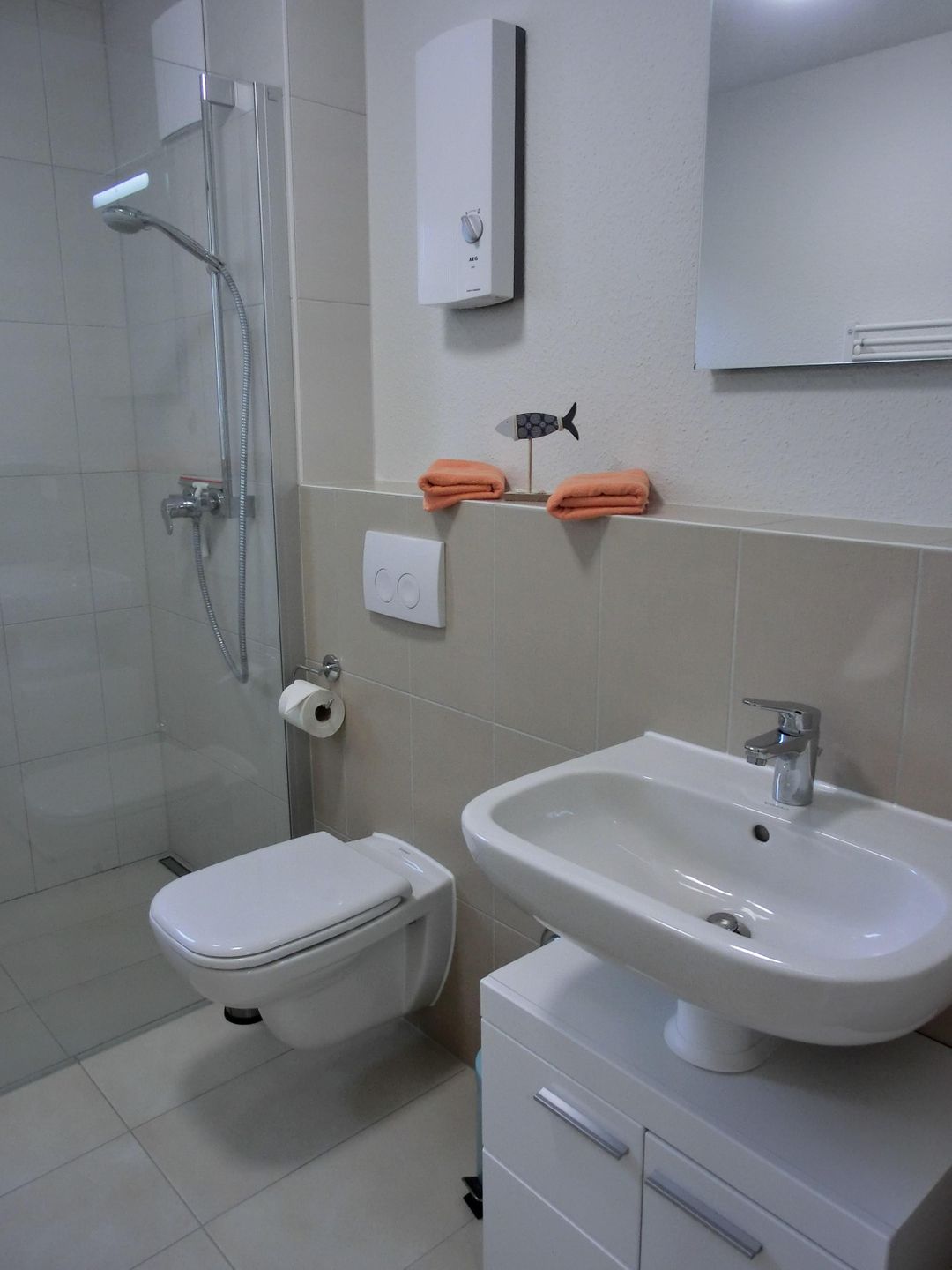  Ferienwohnung KWV 7 EG Graal-Müritz Küstenwald - Badezimmer